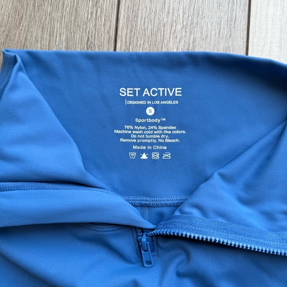 SET Active Ocean Blue High-Waist Leggings - Picture 3 of 5